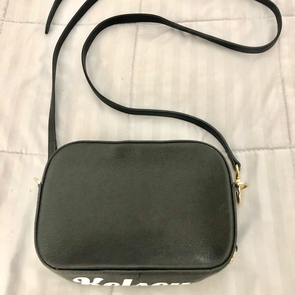 POP SUKI leather camera bag purse in great condition